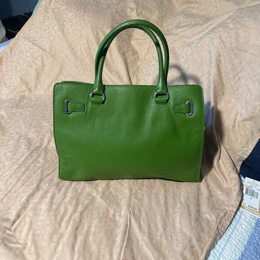 Michael Kors Vibrant Green Satchel - Picture 2 of 16